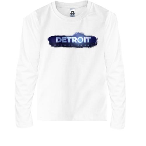 Детская футболка с длинным рукавом с логотипом игры: Detroit - B