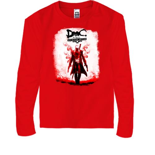 Дитячий лонгслів з постером гри Devil May Cry