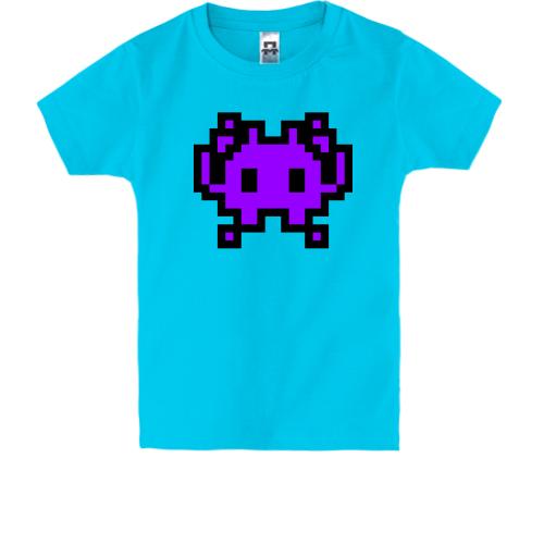 Дитяча футболка з емоджі Вірус
