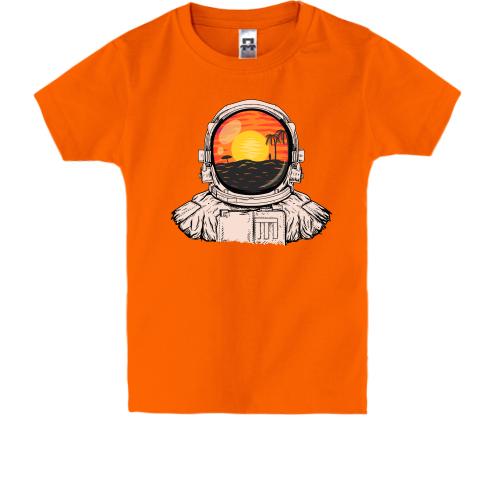 Дитяча футболка з космонавтом 