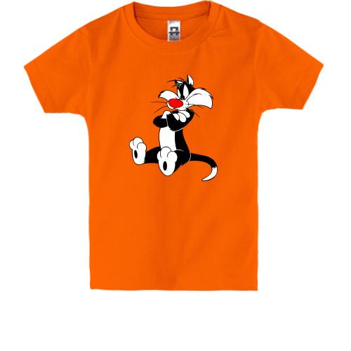 Дитяча футболка з котом Сильвестром
