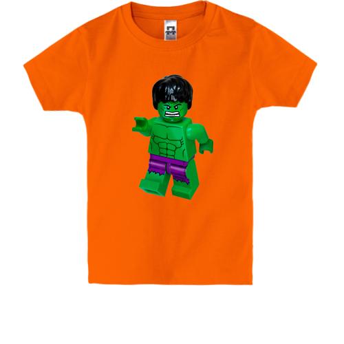 Дитяча футболка з лего-Халком