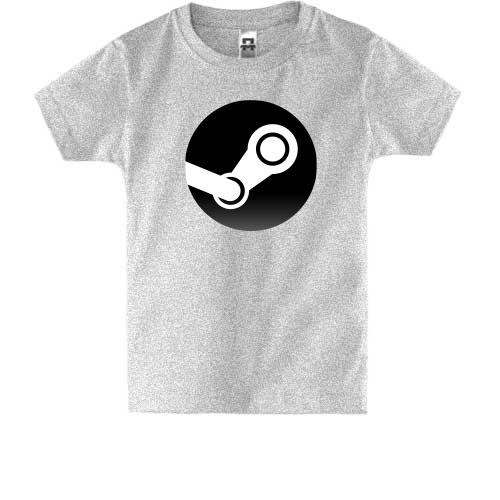 Детская футболка с логотипом Steam