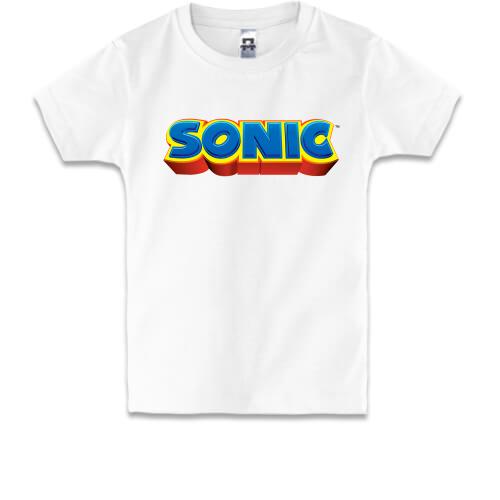 Дитяча футболка з логотипом гри SONIC