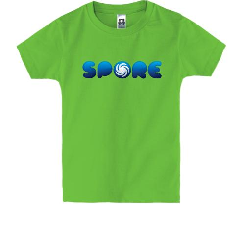 Дитяча футболка з логотипом гри Spore