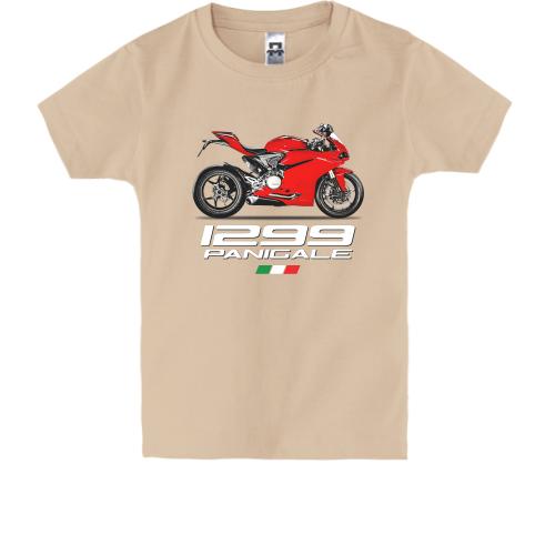 Детская футболка с мотоциклом 