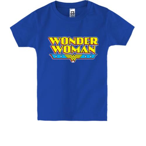 Дитяча футболка с надписью Wonder Woman
