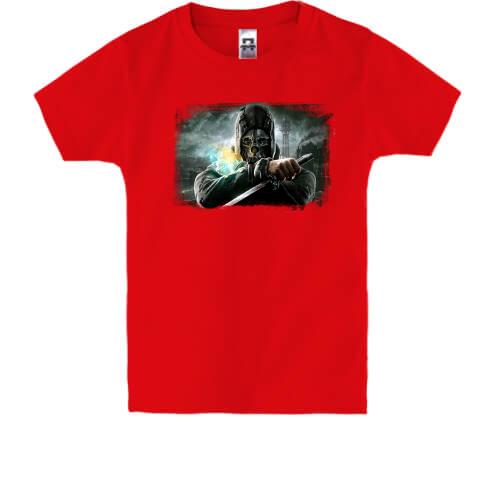 Детская футболка с обложкой Dishonored 2