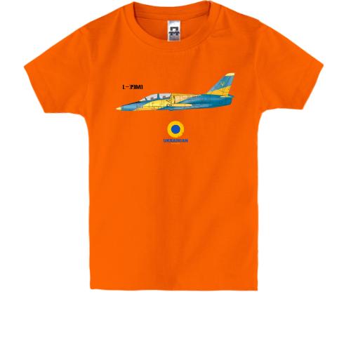 Детская футболка с самолётом 