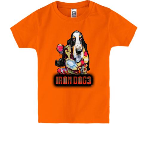 Детская футболка с собакой 