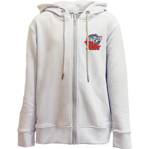 Детская худи на молнии Tom and Jerry