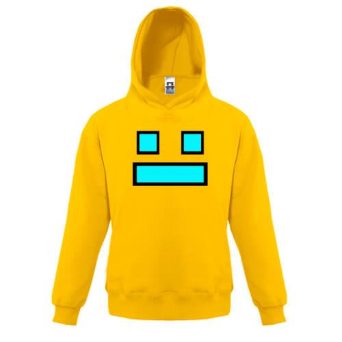 Детская толстовка «Geometry Dash Smile»
