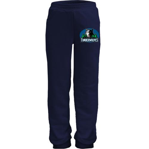 Детские трикотажные штаны Minnesota Timberwolves