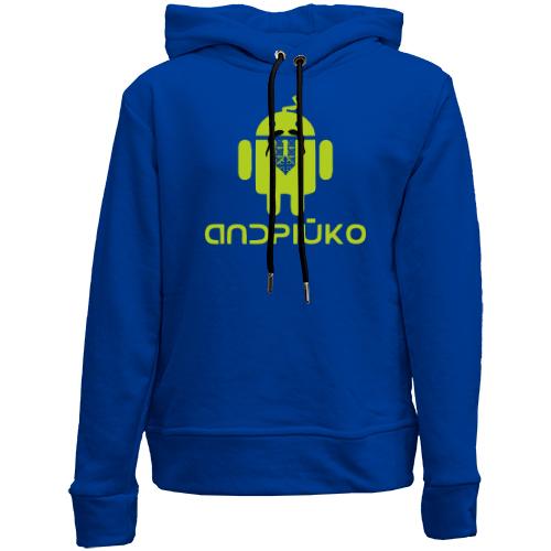 Детский худи без флиса Андрійко Android Style