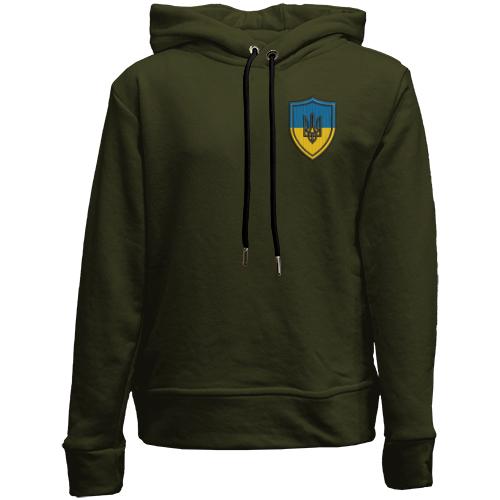 Детский худи без флиса Шеврон із Тризубом