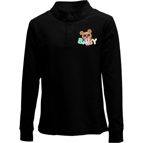 Дитячий лонгслів поло Baby Bear Ведмежа