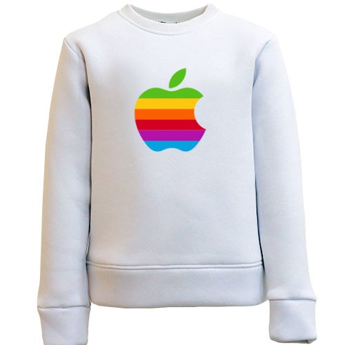 Детский свитшот Apple (радуга)