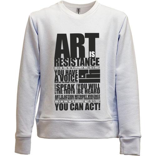 Детский свитшот без начеса Art