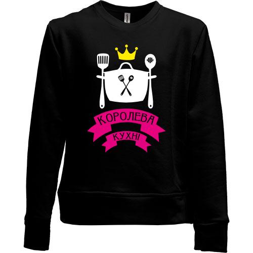 Детский свитшот без начеса Королева кухни