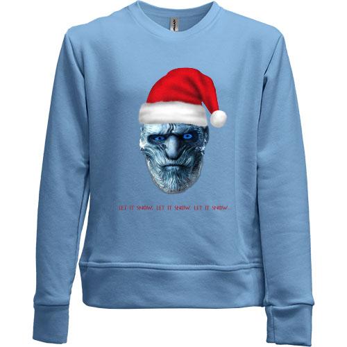 Детский свитшот без начеса Let it snow Let it snow Let it snow