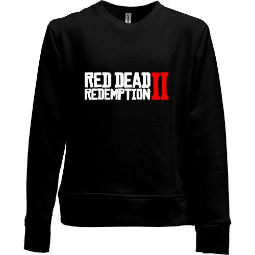 Детский свитшот без начеса Red Dead Redemption 2 (лого)