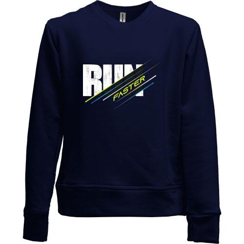 Дитячий світшот без начісу Run Faster