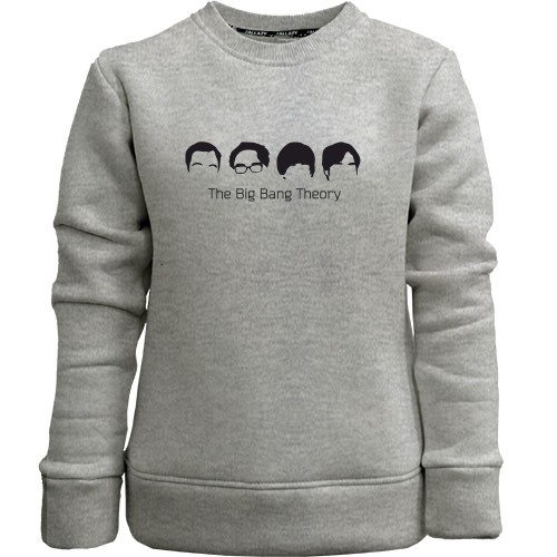 Детский свитшот без начеса The Big Bang (силуэты)
