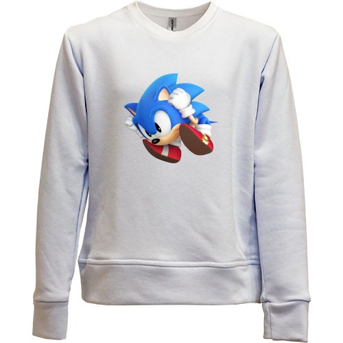 Детский свитшот без начеса с Соником (Соник бум)