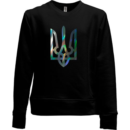 Дитячий світшот без начісу з гербом України (Н)