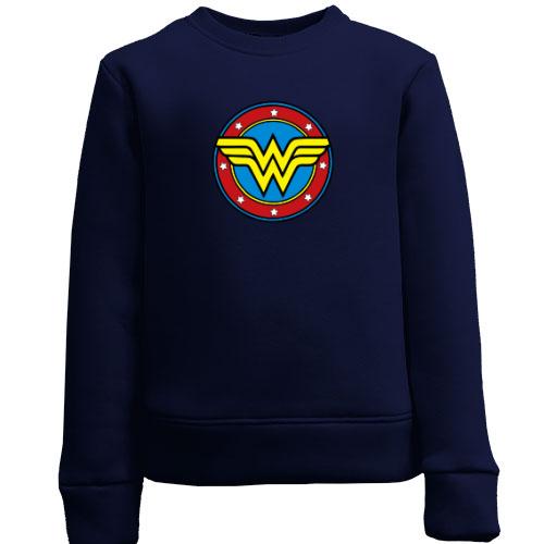 Детский свитшот с логотипом Wonder Woman