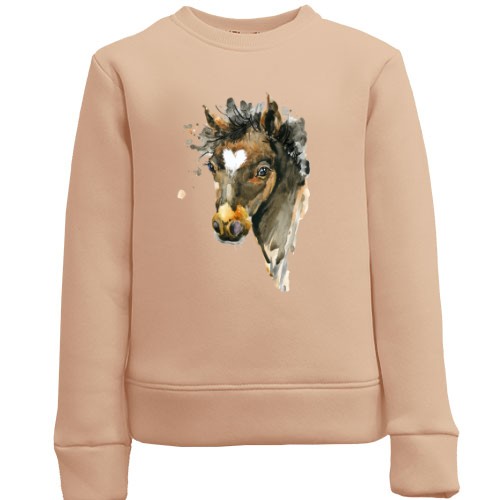 Детский свитшот с лошадью (1)