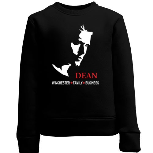 Дитячий світшот з принтом Dean Winchester
