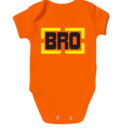 Дитячий боді BRO (рамка)