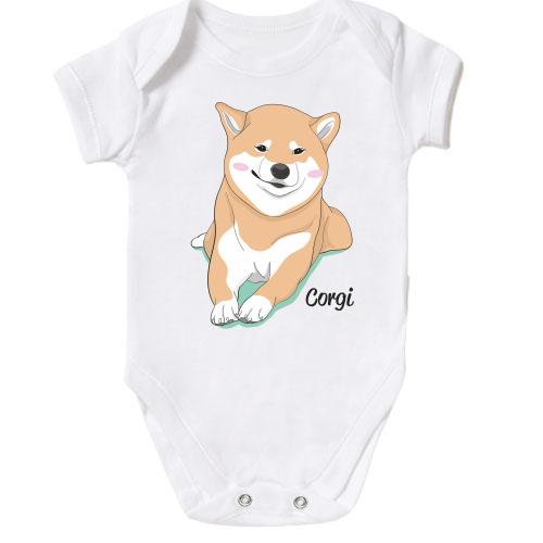 Детское боди Corgi