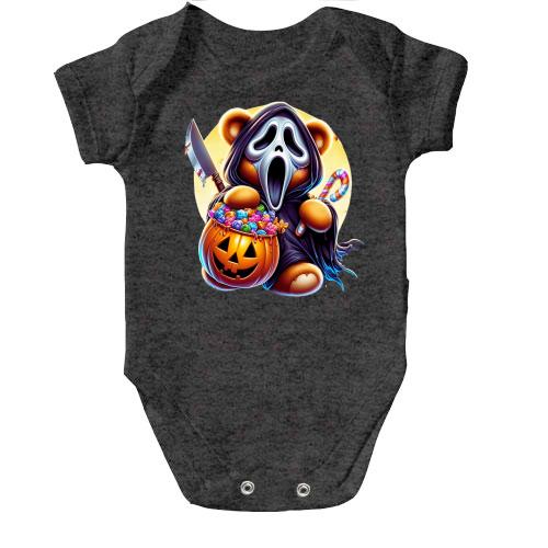 Дитячий боді Крик з гарбузом Halloween