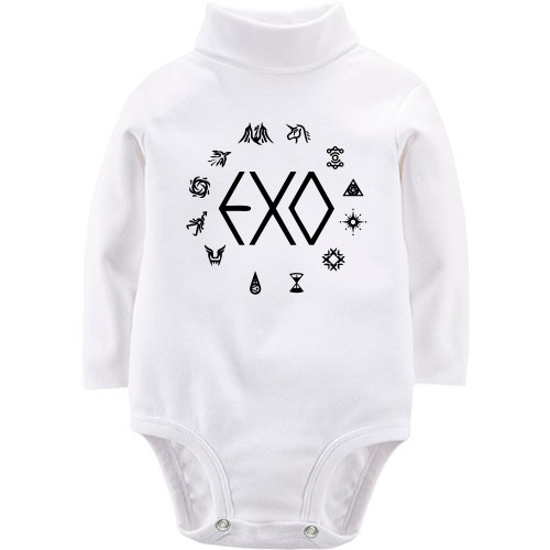 Детское боди LSL EXO с иконками