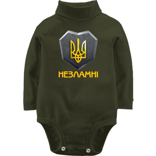 Детское боди LSL с гербом Украины - Незламні
