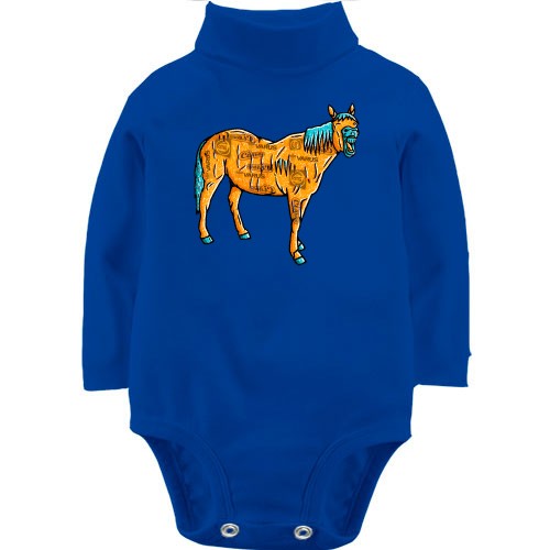 Детское боди LSL с лошадью и магазинами