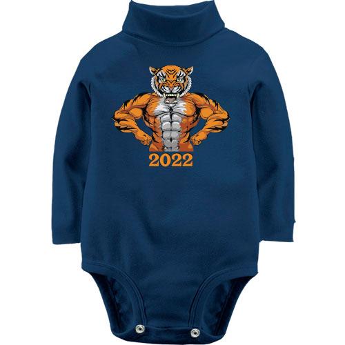 Детское боди LSL с накачанным тигром 2022