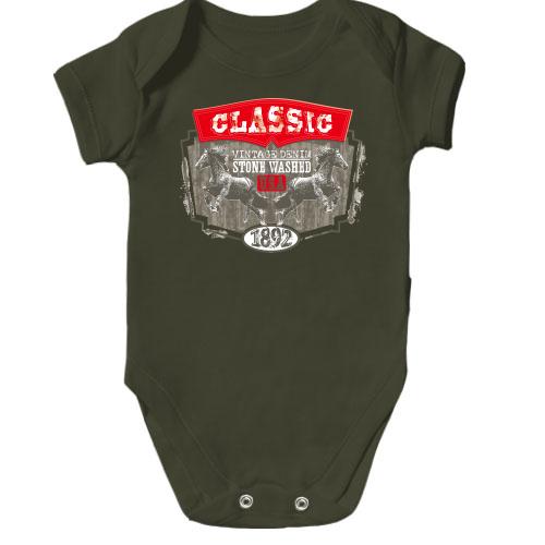 Дитячий боді Stone Washed 1892 Classic