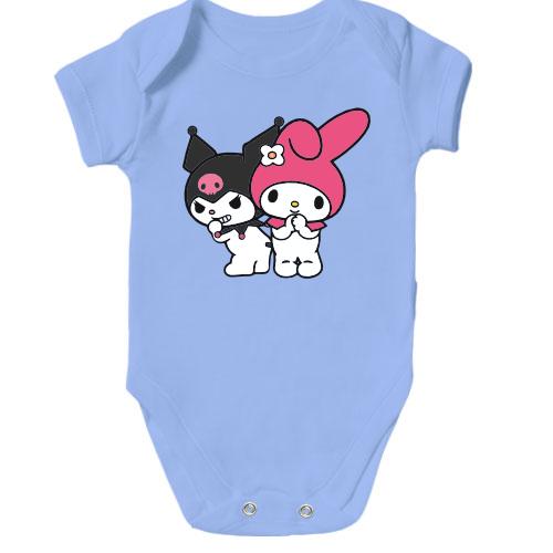 Дитячий боді з Kuromi & My melody