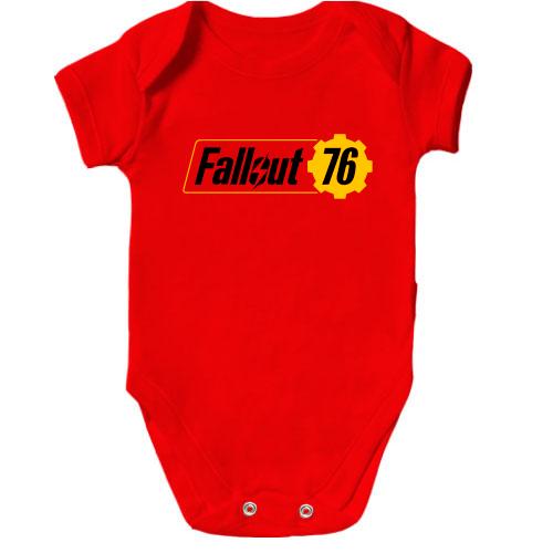 Дитячий боді з логотипом Fallout 76