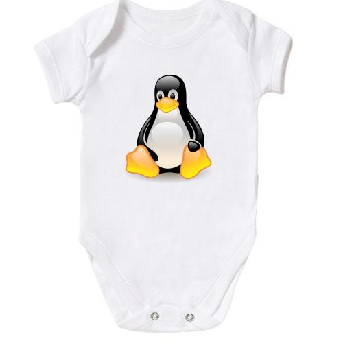 Дитячий боді з пінгвіном Linux