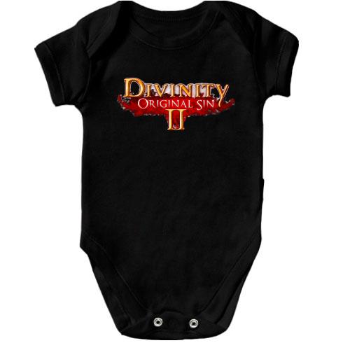 Детское боди с постером игры Divinity 2 - Original Sin
