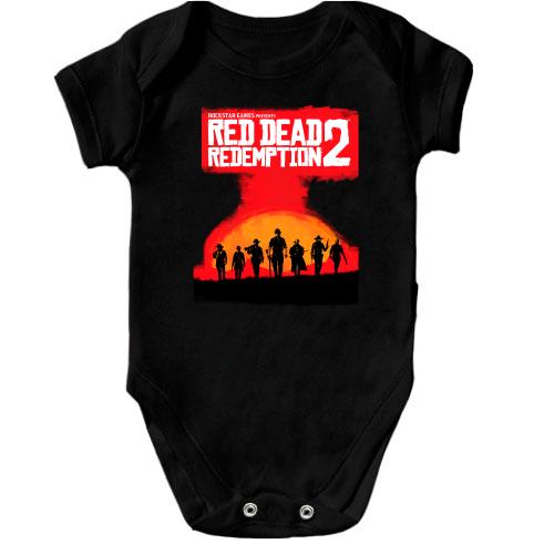 Детское боди с постером к Red Dead Redemption 2