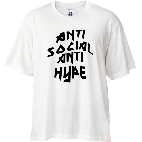 Футболка oversize Anti Social Anti Hype