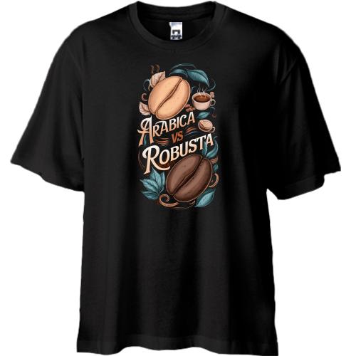 Футболка oversize Arabica vs Robusta