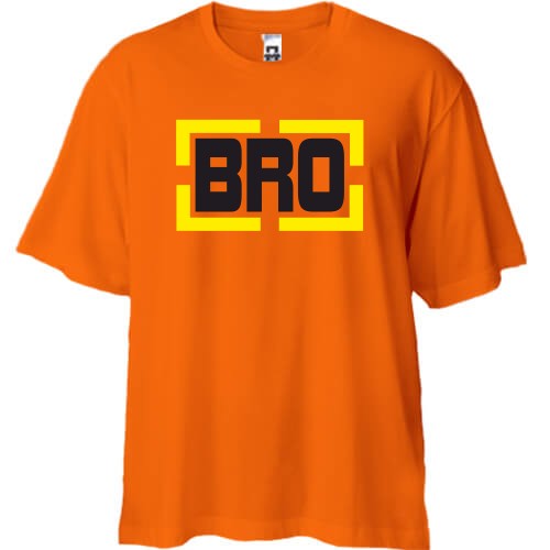 Футболка Oversize BRO (рамка)