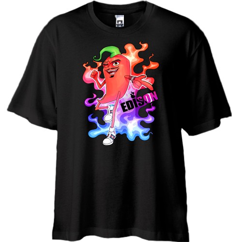 Футболка oversize EdisonPts (Перець)