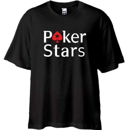 Футболка oversize Poker Stars